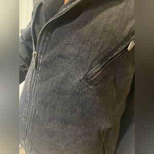 Zara Men's Charcoal Denim Jacket